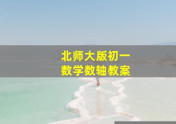 北师大版初一数学数轴教案