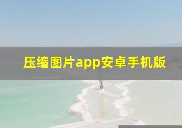 压缩图片app安卓手机版