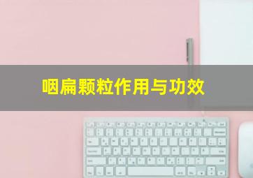 咽扁颗粒作用与功效