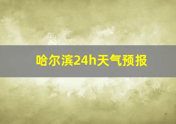 哈尔滨24h天气预报