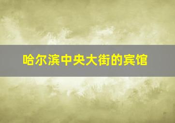 哈尔滨中央大街的宾馆