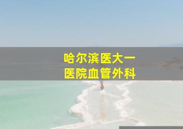 哈尔滨医大一医院血管外科