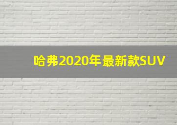 哈弗2020年最新款SUV