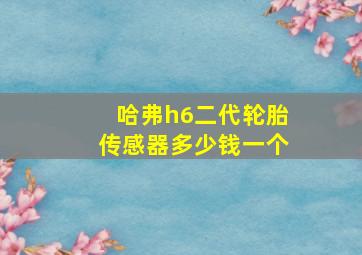 哈弗h6二代轮胎传感器多少钱一个