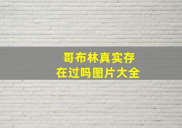 哥布林真实存在过吗图片大全