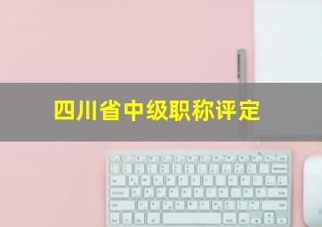 四川省中级职称评定