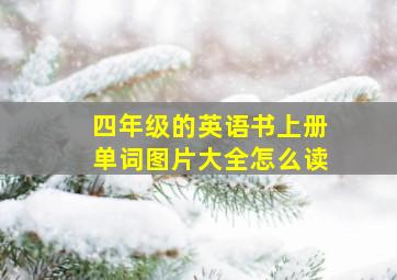 四年级的英语书上册单词图片大全怎么读