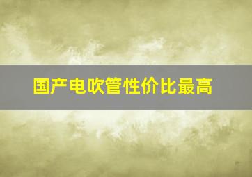 国产电吹管性价比最高