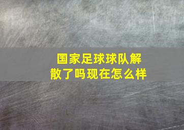 国家足球球队解散了吗现在怎么样