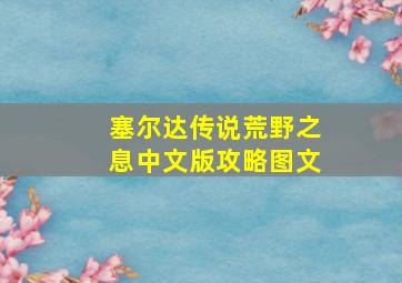 塞尔达传说荒野之息中文版攻略图文