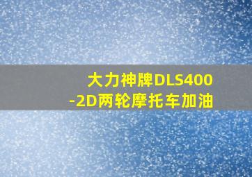 大力神牌DLS400-2D两轮摩托车加油