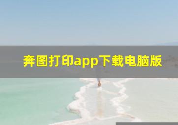 奔图打印app下载电脑版