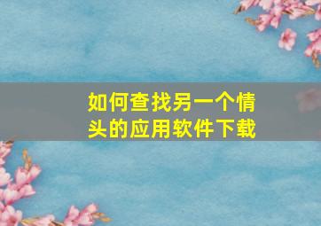 如何查找另一个情头的应用软件下载