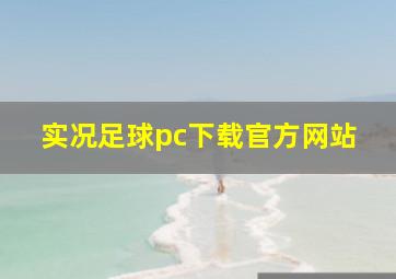 实况足球pc下载官方网站