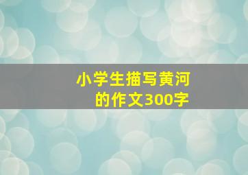 小学生描写黄河的作文300字