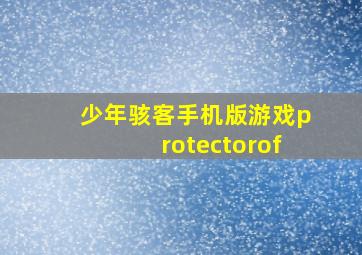 少年骇客手机版游戏protectorof