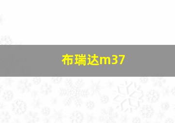 布瑞达m37