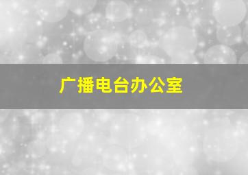 广播电台办公室