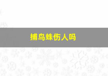 捕鸟蛛伤人吗