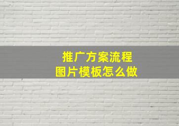 推广方案流程图片模板怎么做