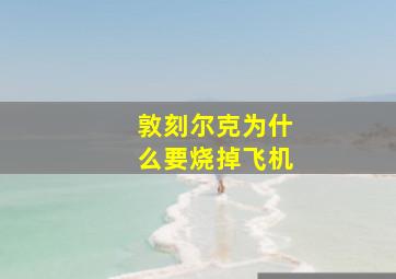 敦刻尔克为什么要烧掉飞机