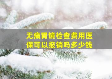 无痛胃镜检查费用医保可以报销吗多少钱