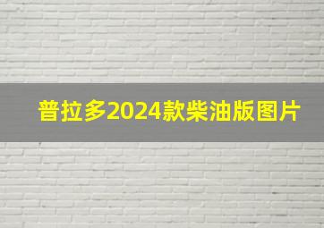 普拉多2024款柴油版图片