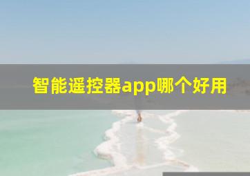 智能遥控器app哪个好用