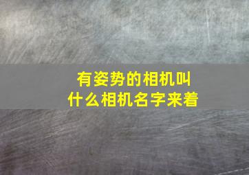 有姿势的相机叫什么相机名字来着