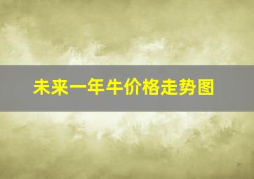 未来一年牛价格走势图