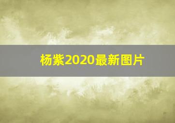 杨紫2020最新图片