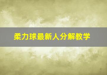 柔力球最新人分解教学