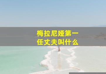 梅拉尼娅第一任丈夫叫什么