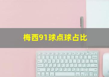 梅西91球点球占比