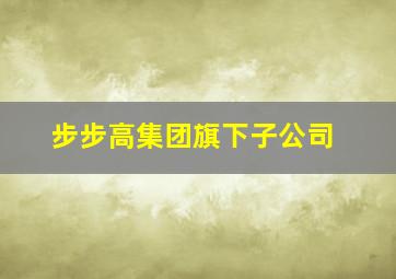 步步高集团旗下子公司