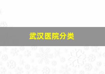 武汉医院分类