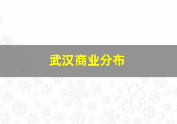 武汉商业分布