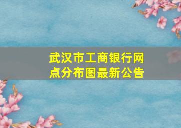 武汉市工商银行网点分布图最新公告