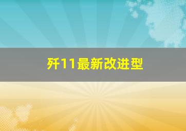 歼11最新改进型