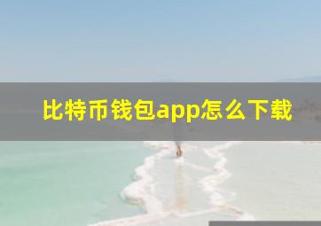 比特币钱包app怎么下载