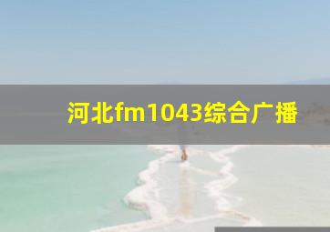 河北fm1043综合广播