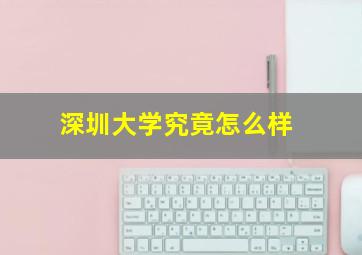 深圳大学究竟怎么样