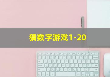 猜数字游戏1-20