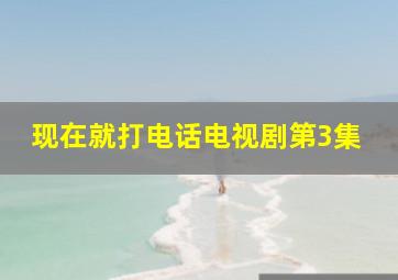 现在就打电话电视剧第3集