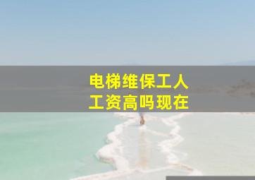 电梯维保工人工资高吗现在