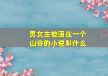 男女主被困在一个山谷的小说叫什么