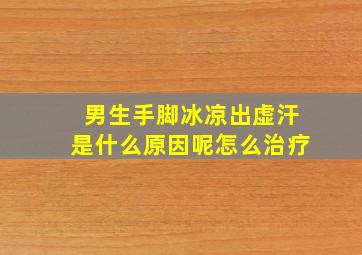 男生手脚冰凉出虚汗是什么原因呢怎么治疗