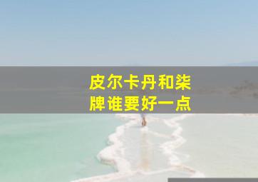 皮尔卡丹和柒牌谁要好一点