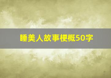 睡美人故事梗概50字