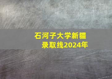 石河子大学新疆录取线2024年